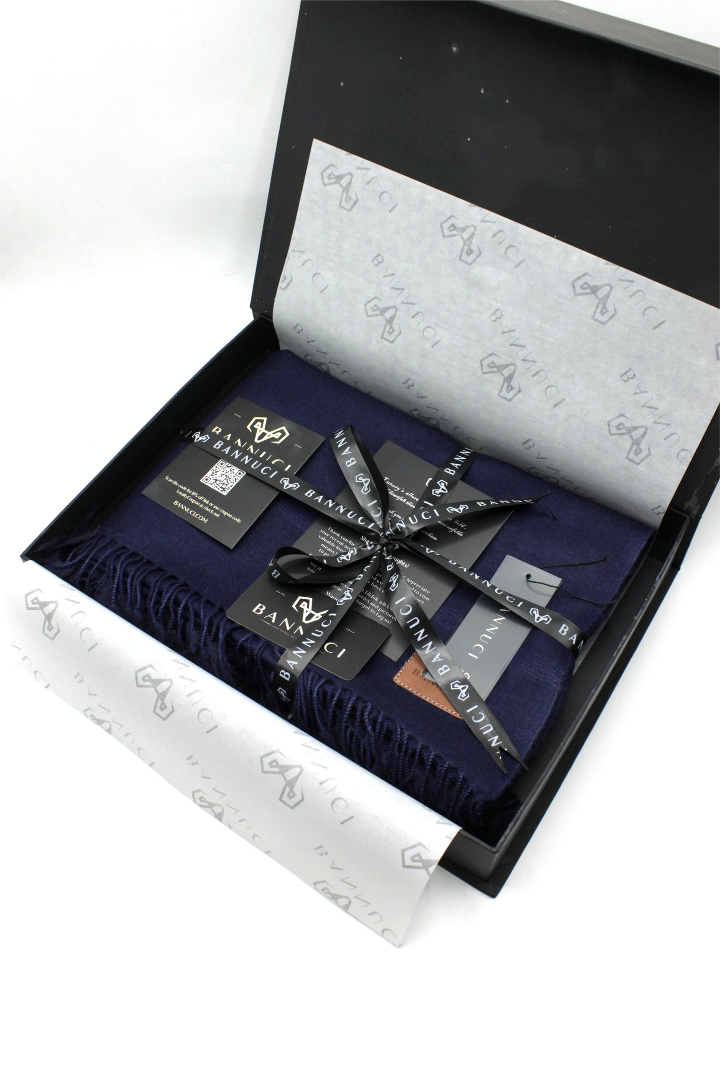 Premium Quality Single Fiber Navy Blue Plain Pure Woolen Shawl