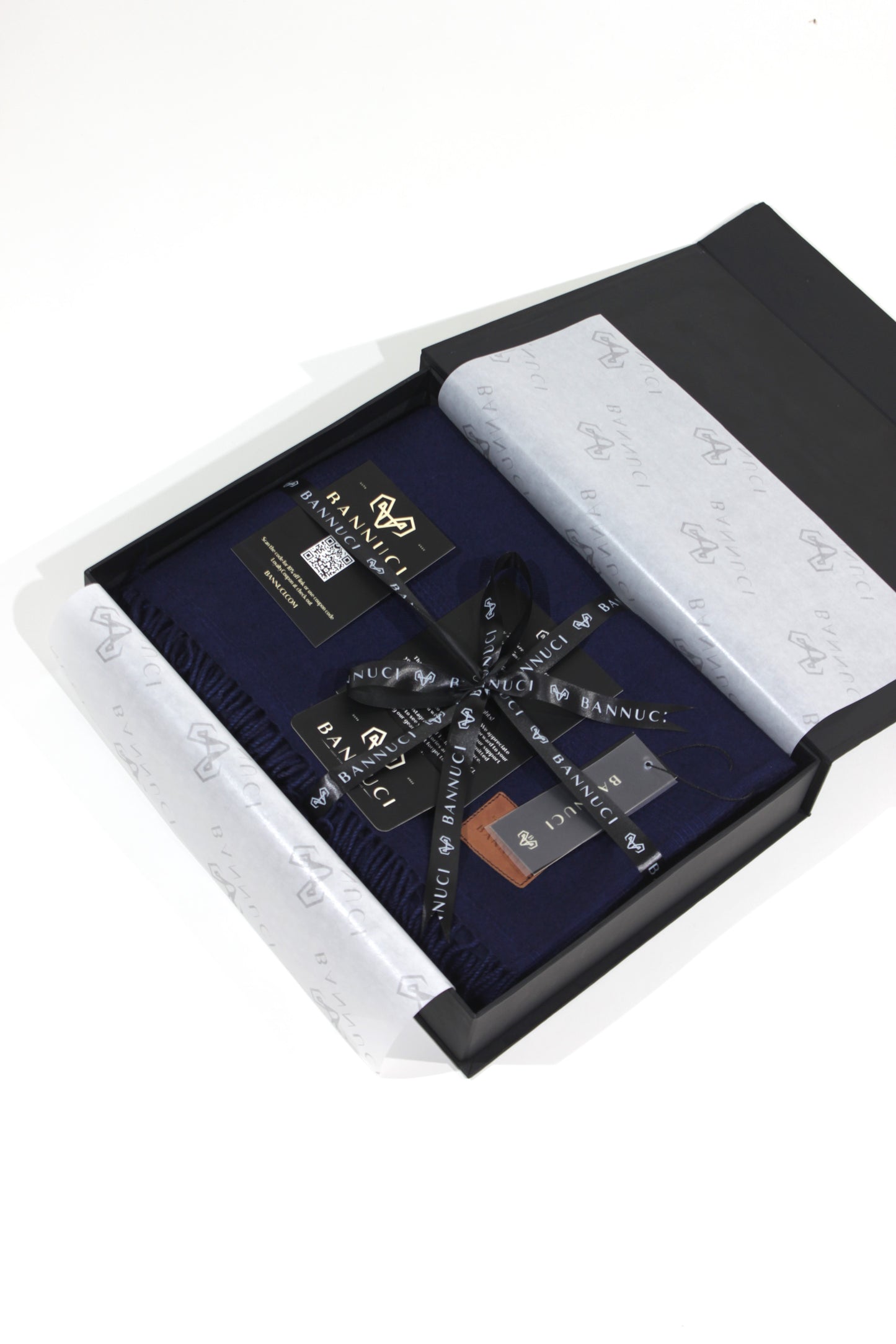 Premium Quality Plain Double Fiber Navy Blue Pure Woolen Shawl