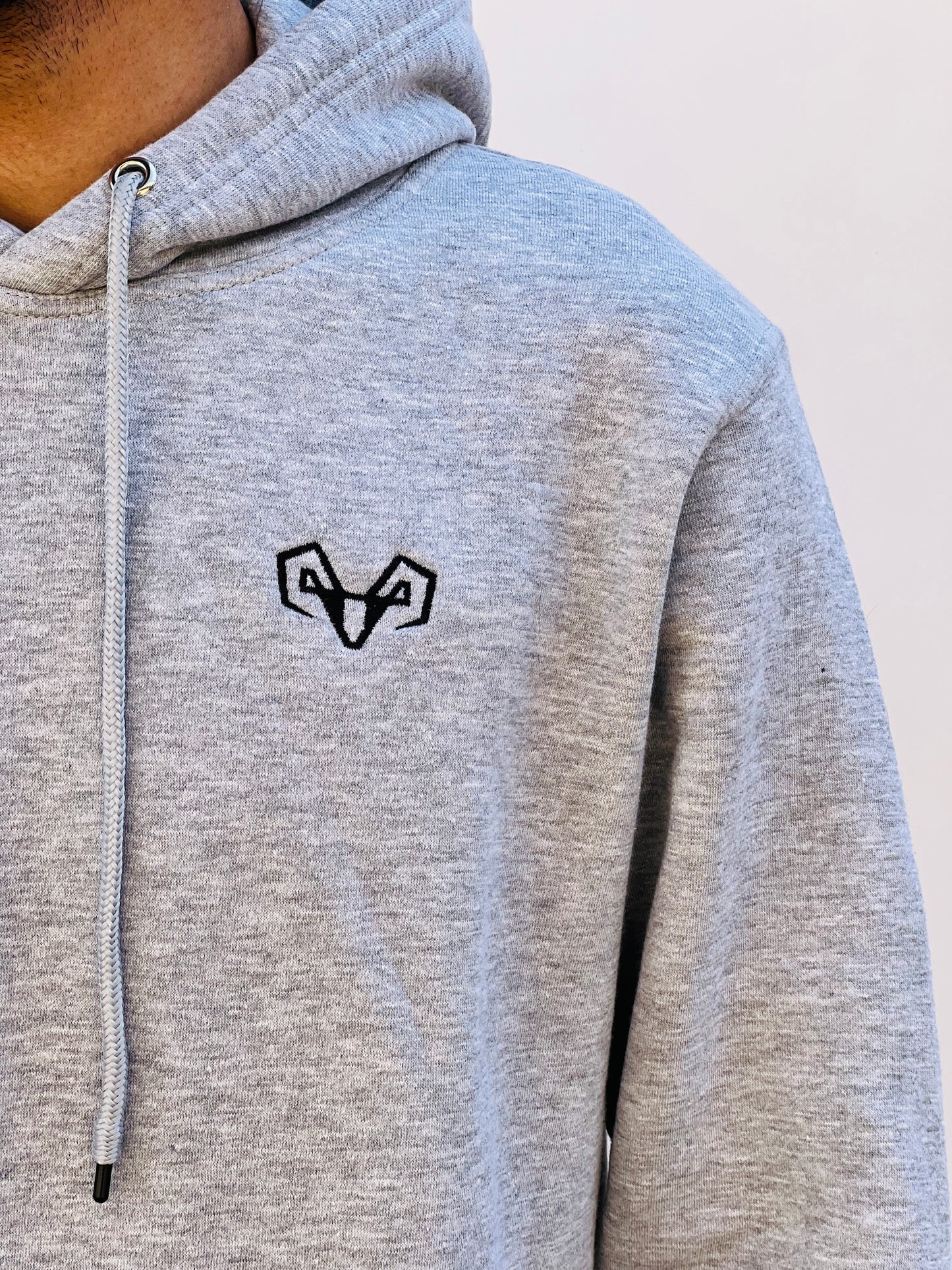 Classic Light Gray Hoodie By Bannuci