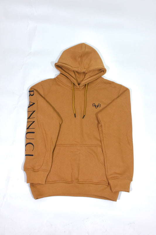 Classic Brown Hoodie By Bannuci