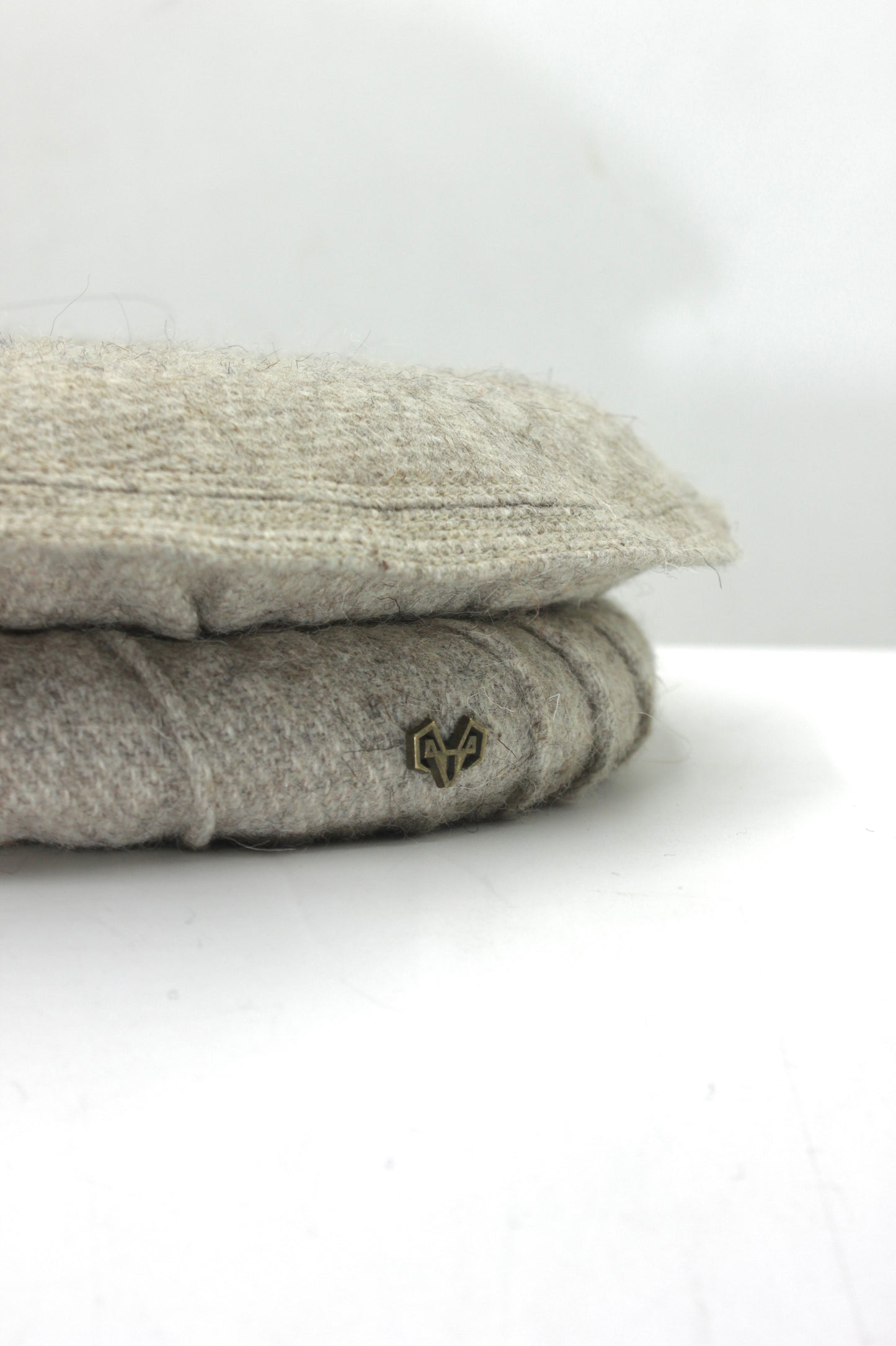 Luxury Hand Made Pure Woolen Beige Chitrali Pakol Cap