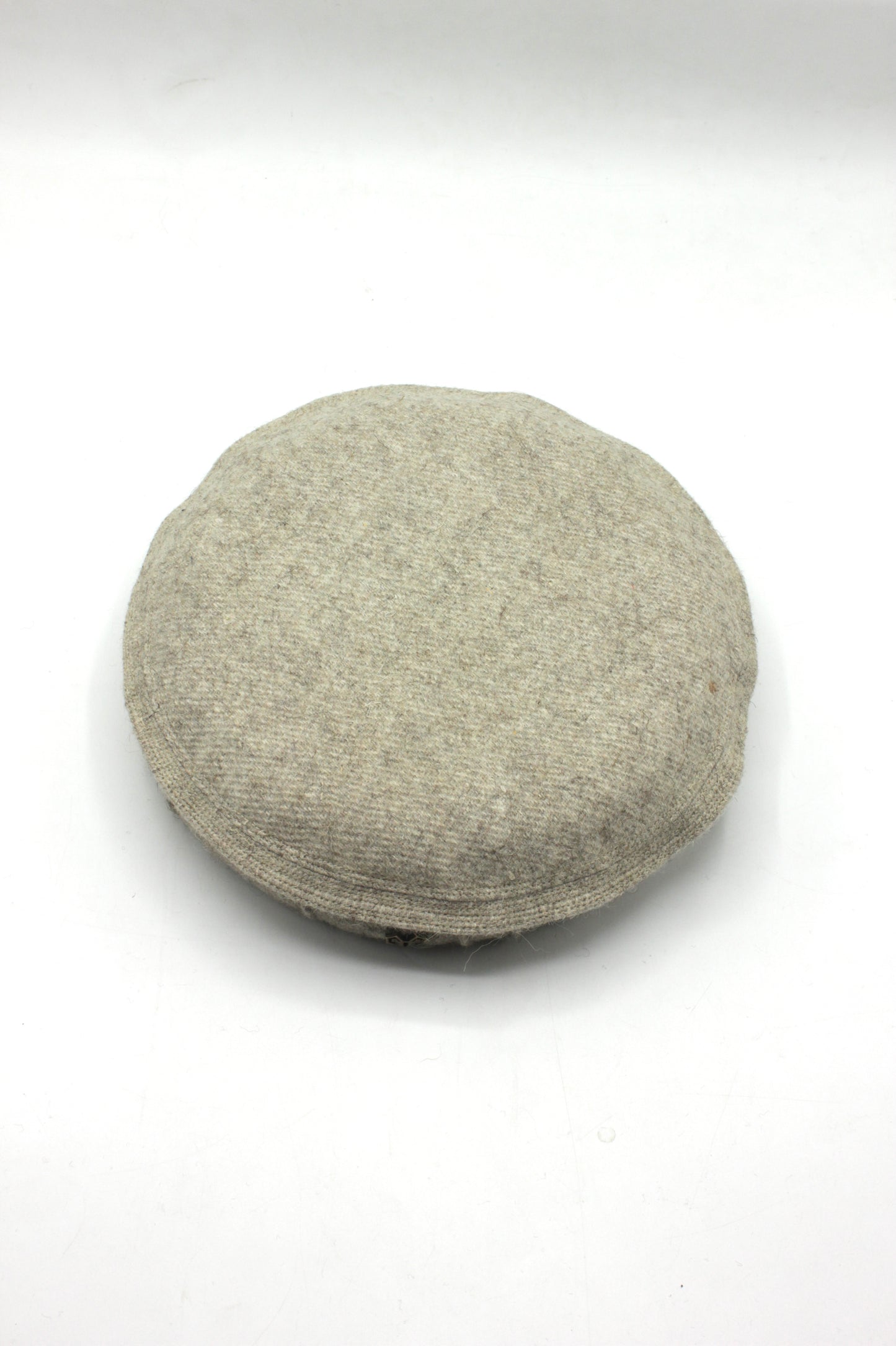 Luxury Hand Made Pure Woolen Beige Chitrali Pakol Cap