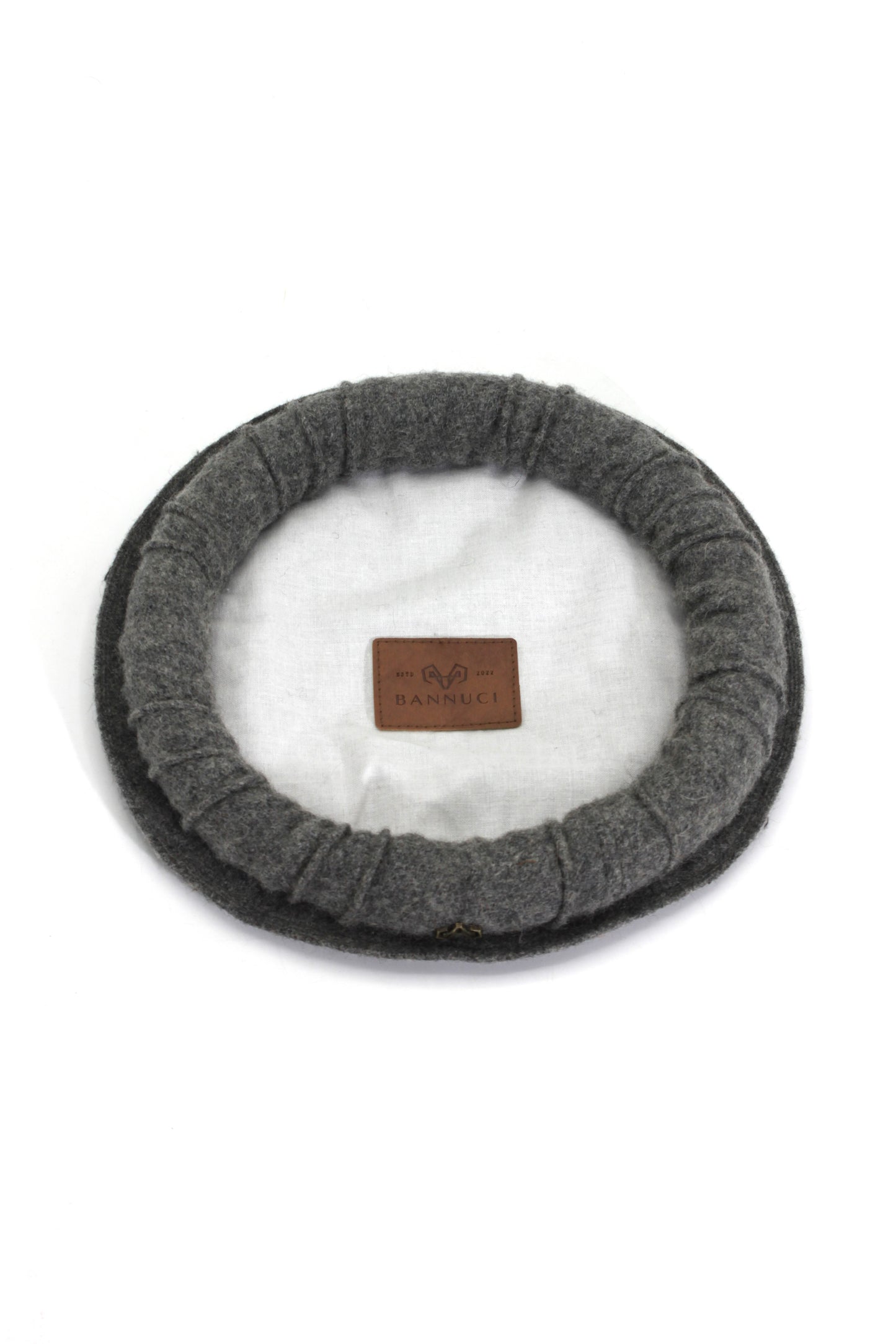 Luxury Hand Made Pure Woolen Gray Chitrali Pakol Cap