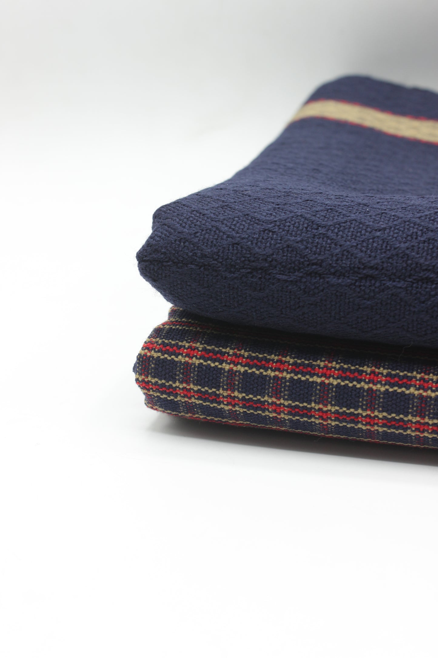 PREMIUM QUALITY NAVY BLUE WITH MULTI COLOR UNSTITCHED PURE WOOLEN SUIT FOR WOMEN