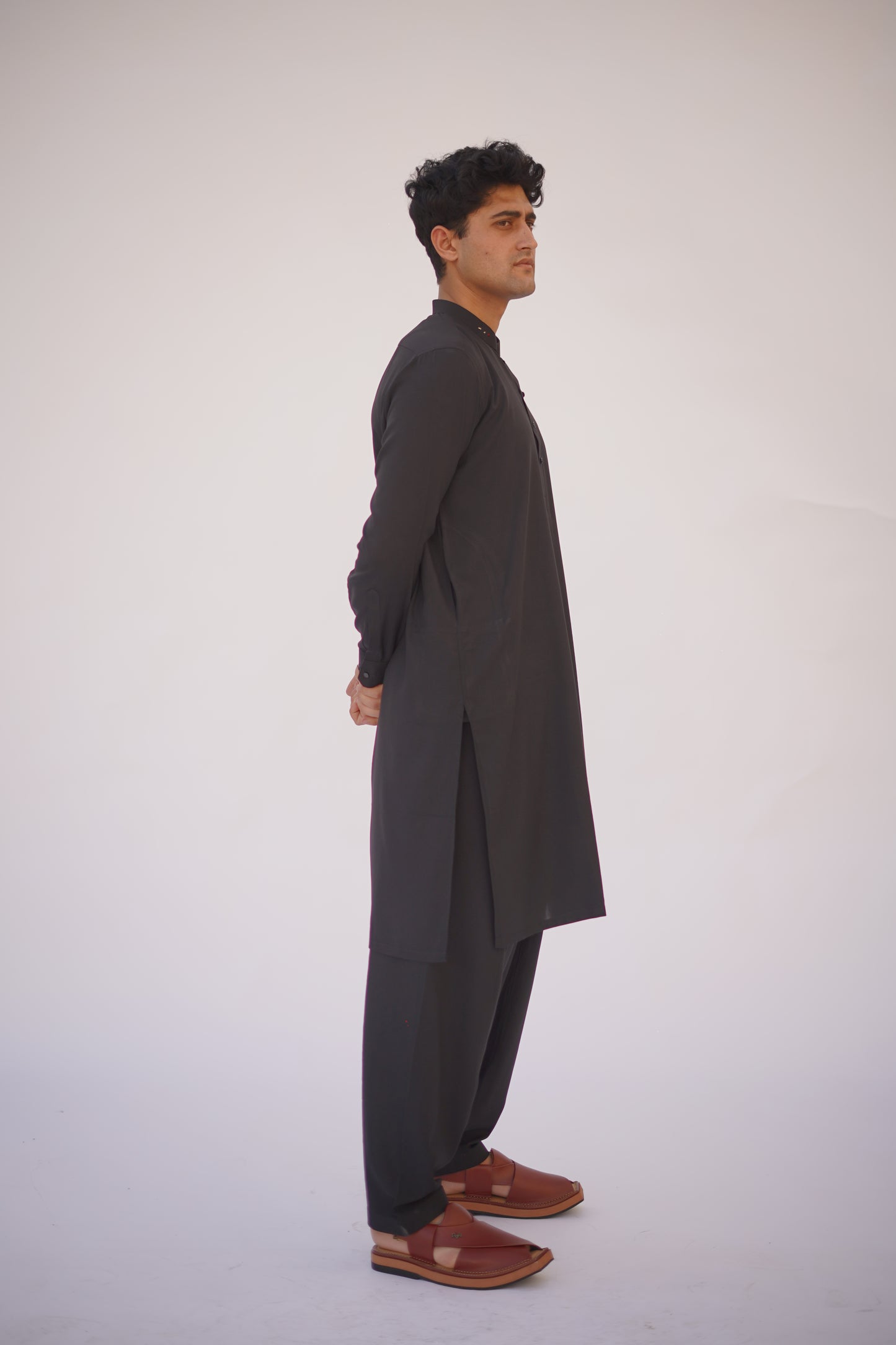 Premium Quality Classic Black Kurta Shalwar