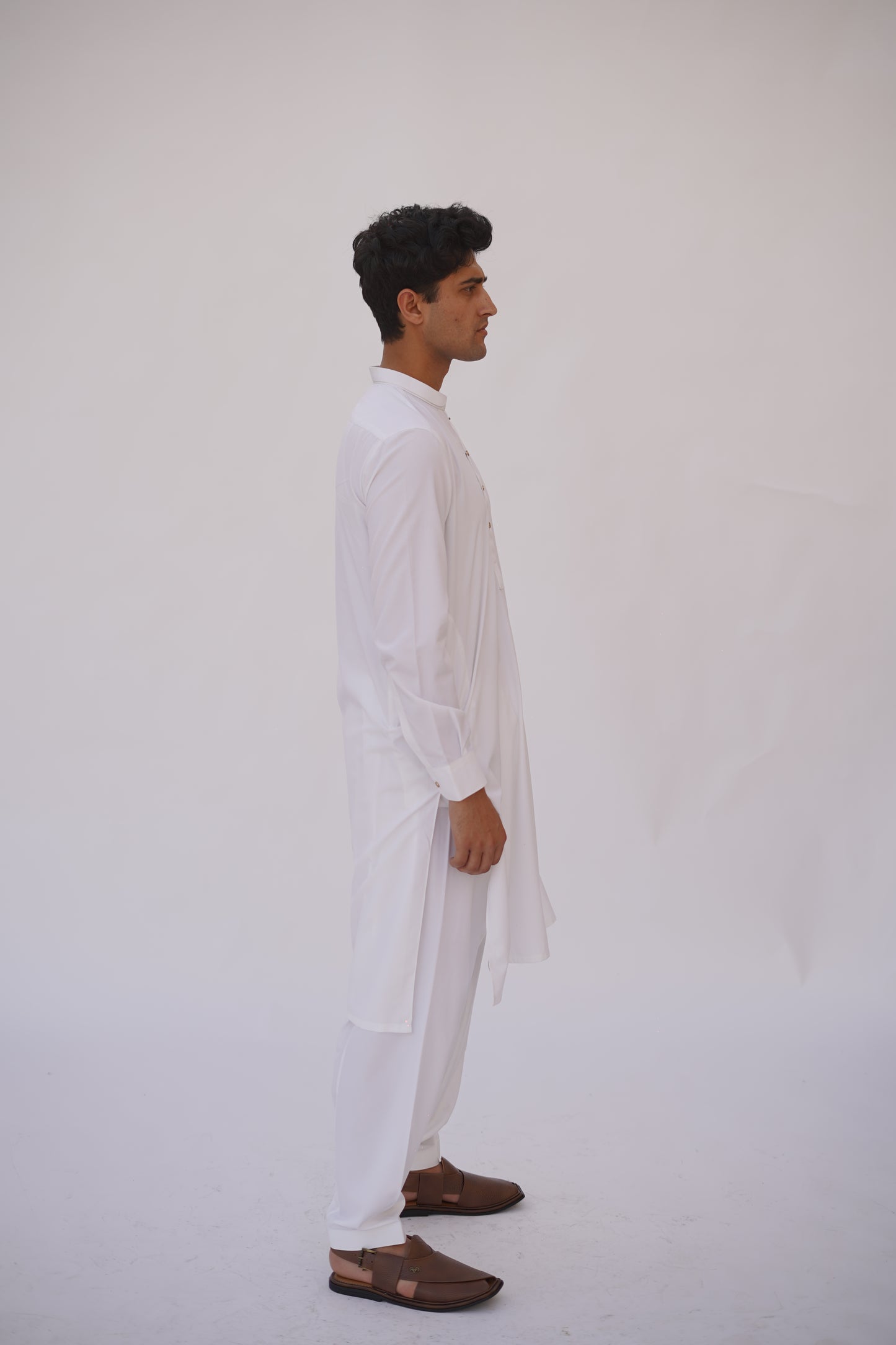 Premium Quality Classic Off White Kameez Shalwar