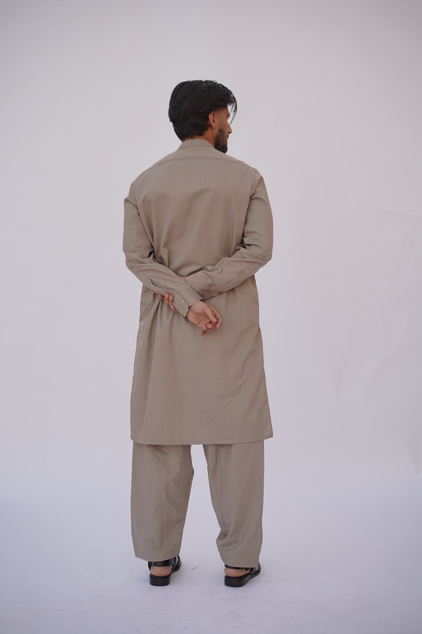 Premium Quality Classic Sandstone Kurta Shalwar