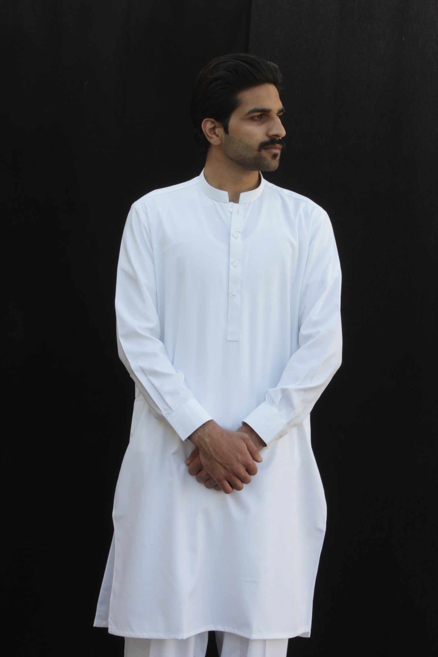 Premium Quality Classic White Kurta Shalwar