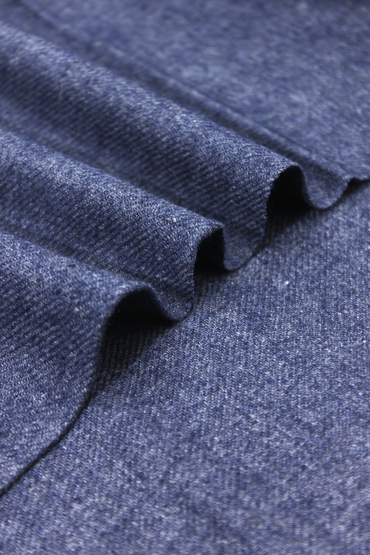Premium Quality Denim Blue Woolen Blend Shawl
