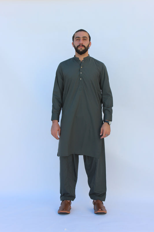 Premium Quality Eclipse Green Kurta Shalwar