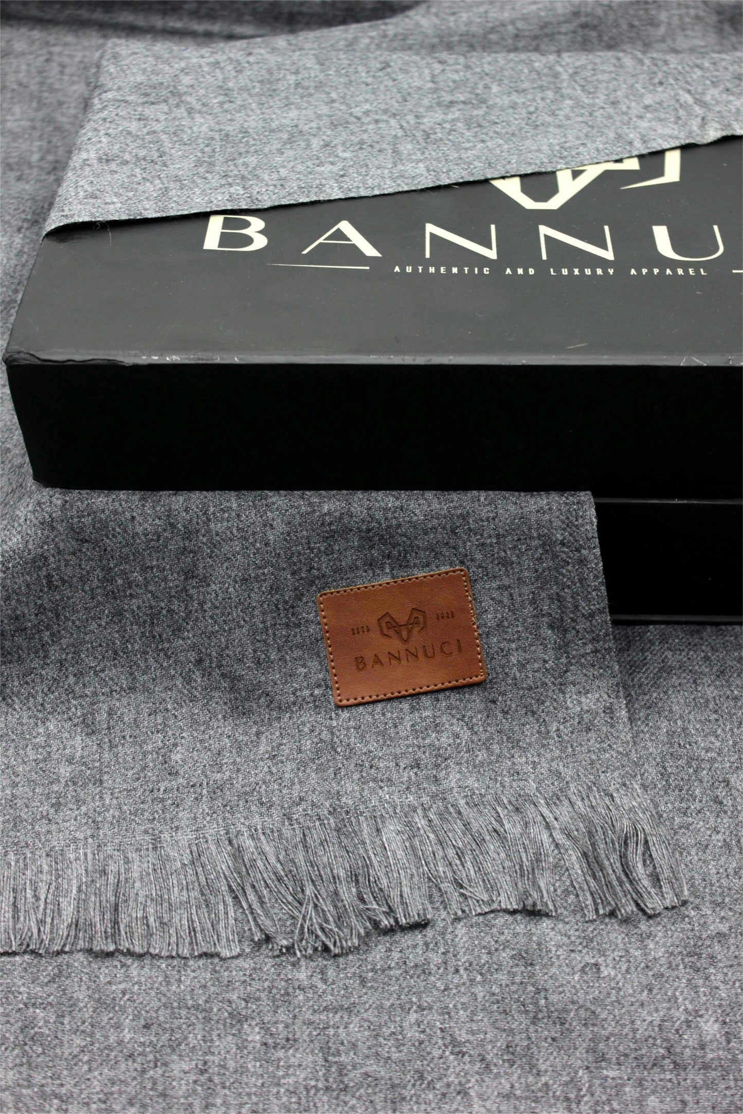 Premium Quality Gray Woolen Blend Shawl