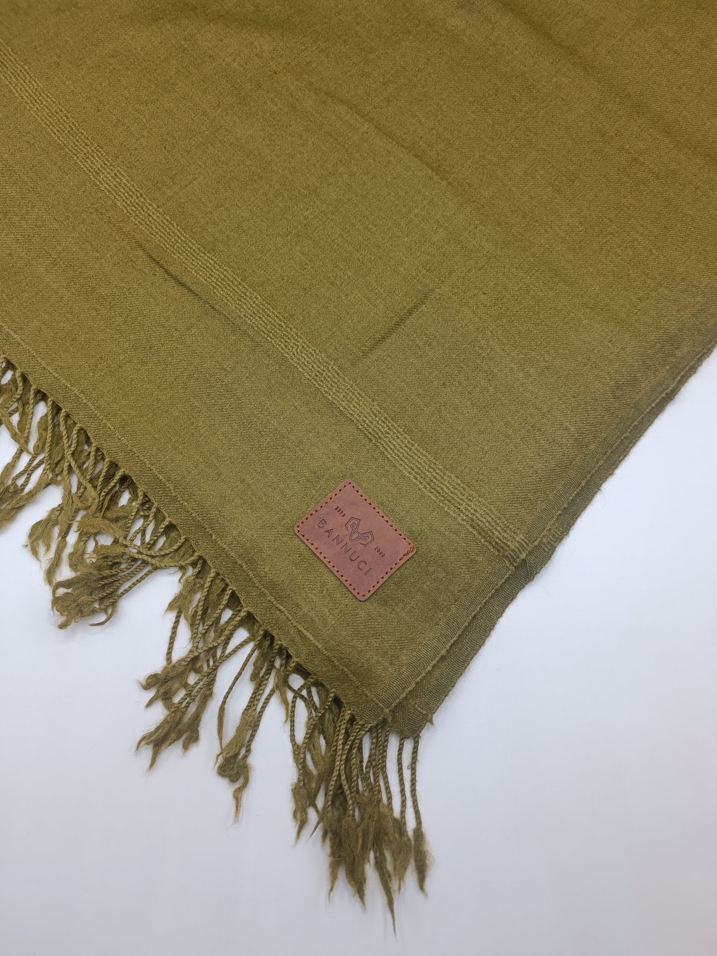 Premium Quality Hena Color Plain Pure Woolen Shawl