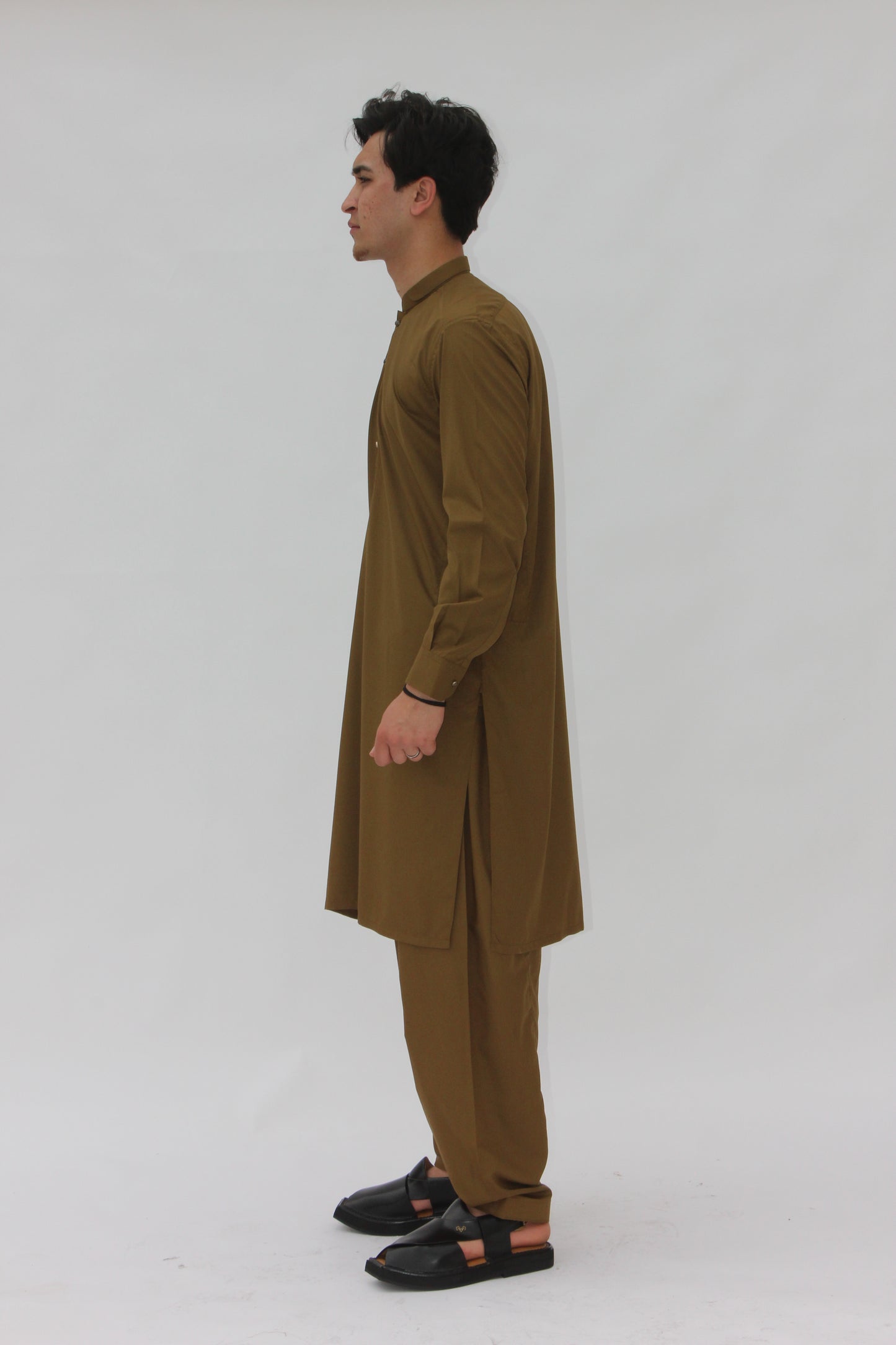 Premium Quality Musturd Double Ban Kameez Shalwar