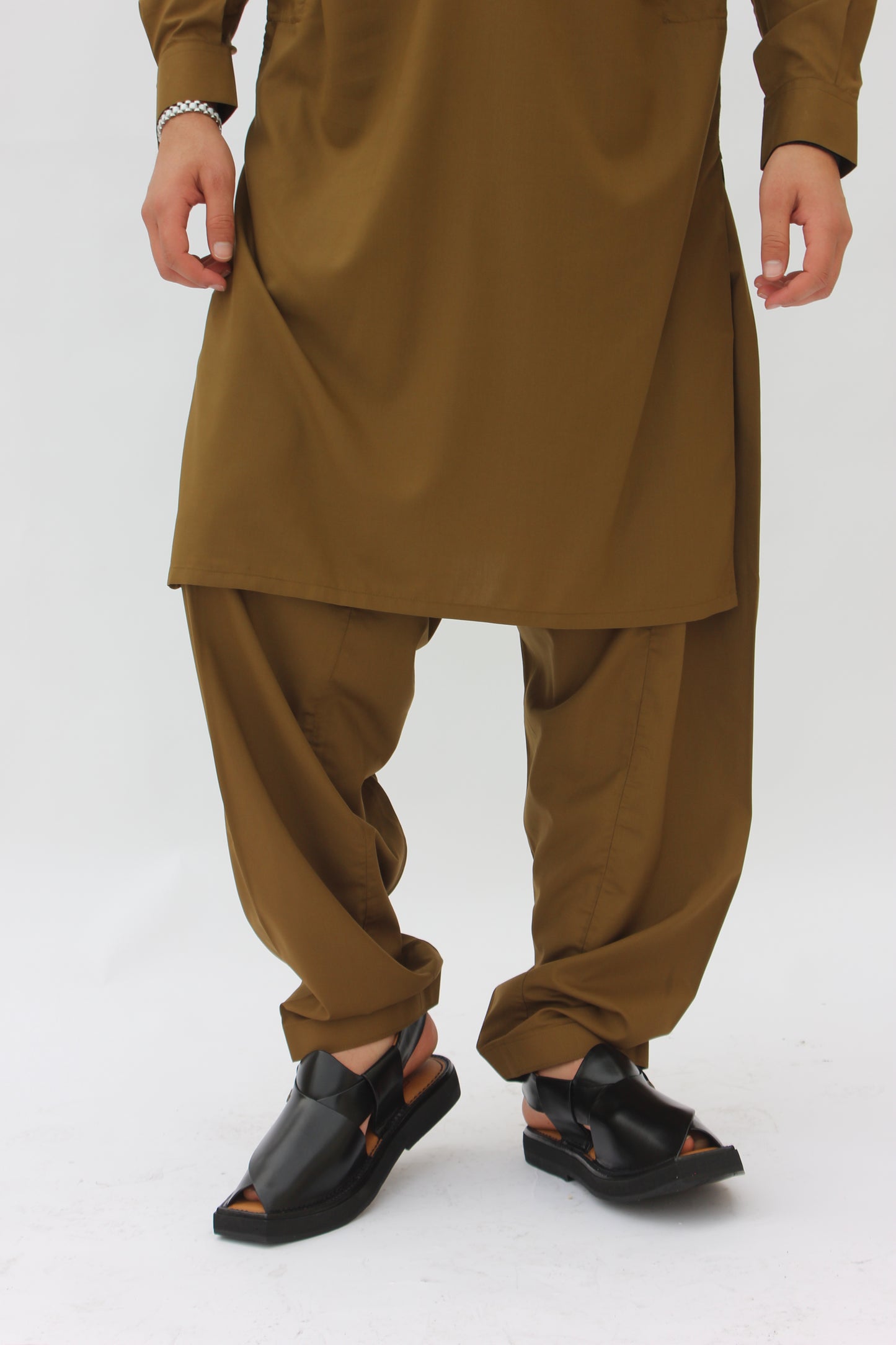 Premium Quality Musturd Double Ban Kameez Shalwar