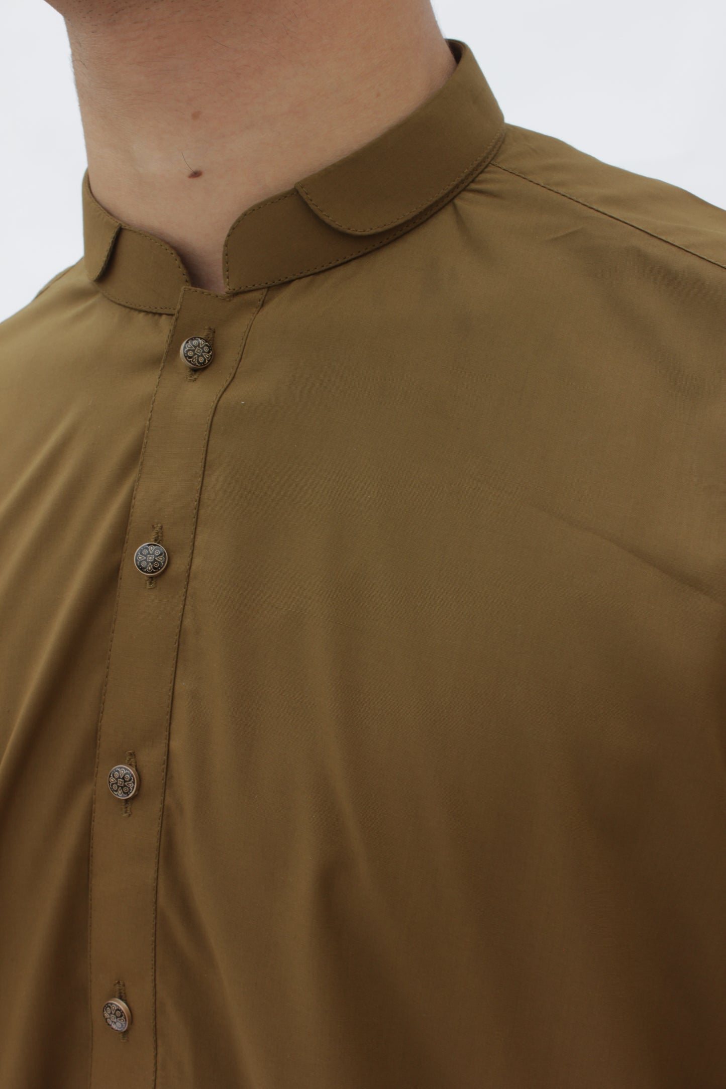 Premium Quality Musturd Double Ban Kameez Shalwar