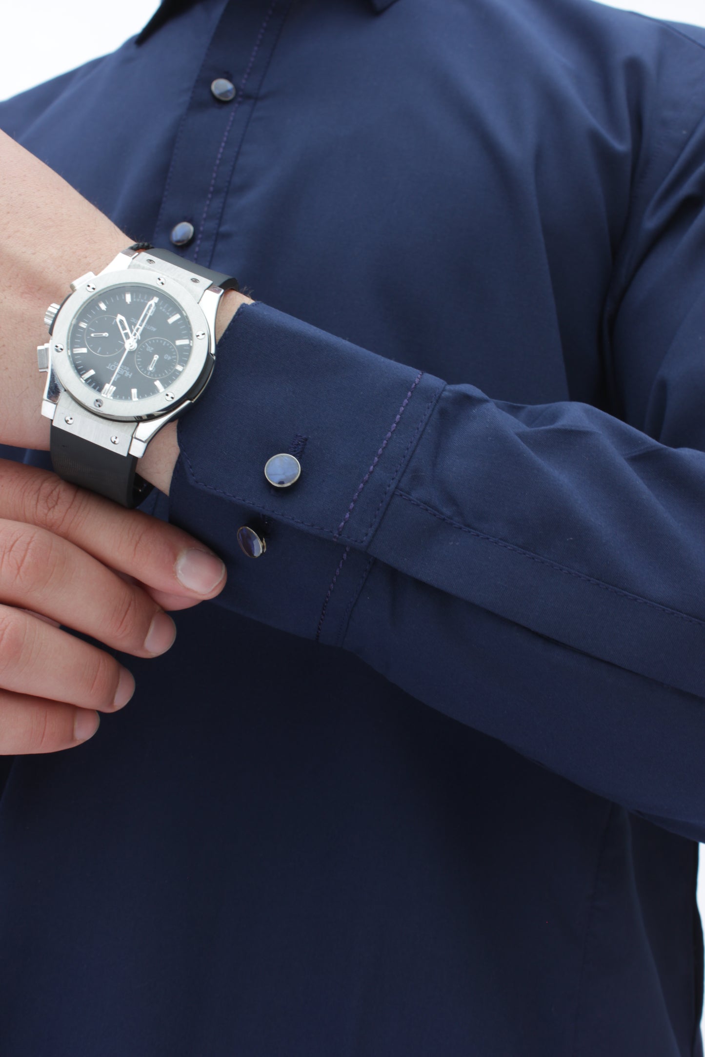 Premium Quality Navy Blue Kameez shalwar