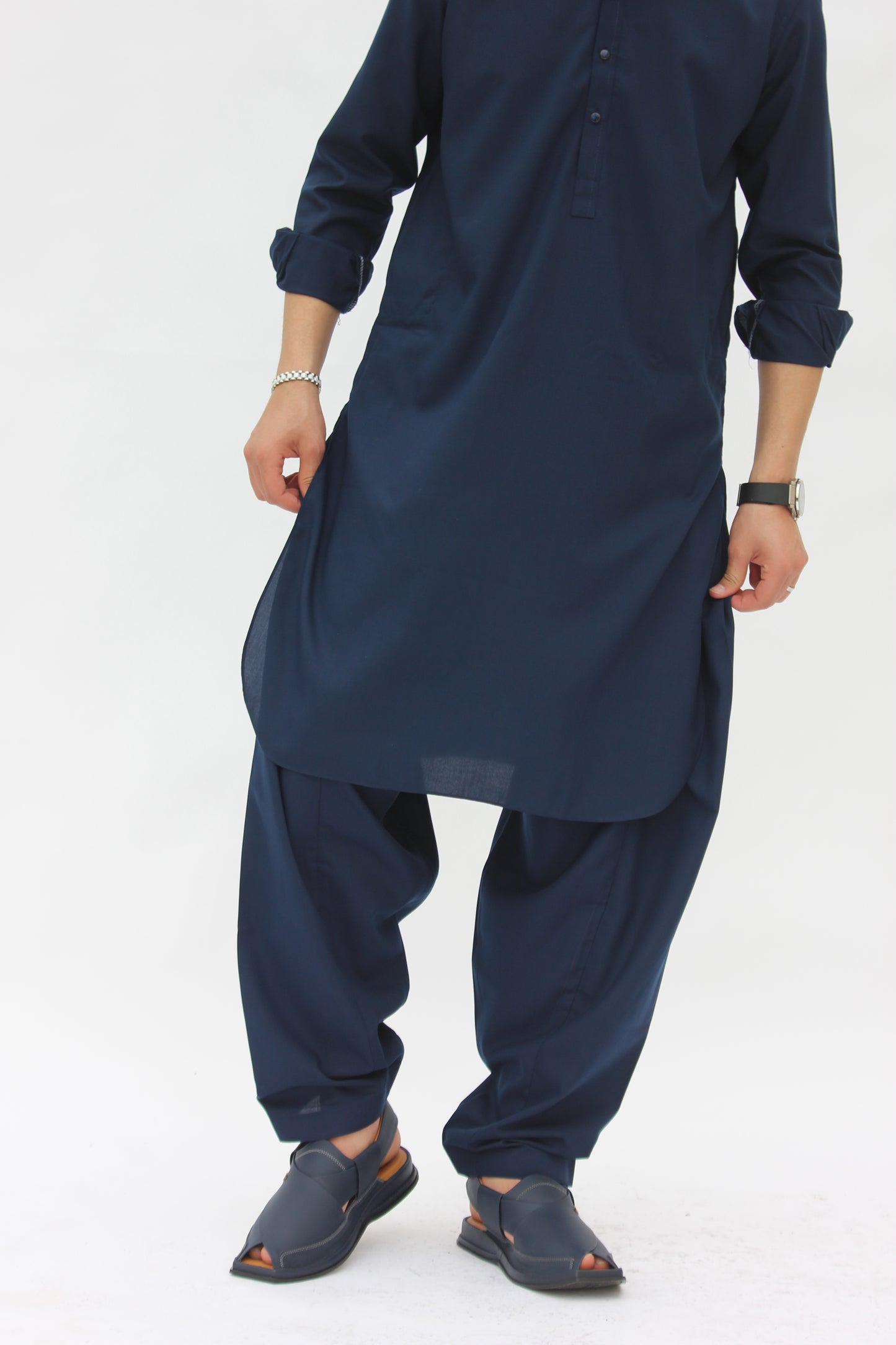 Premium Quality Navy Blue Kameez shalwar