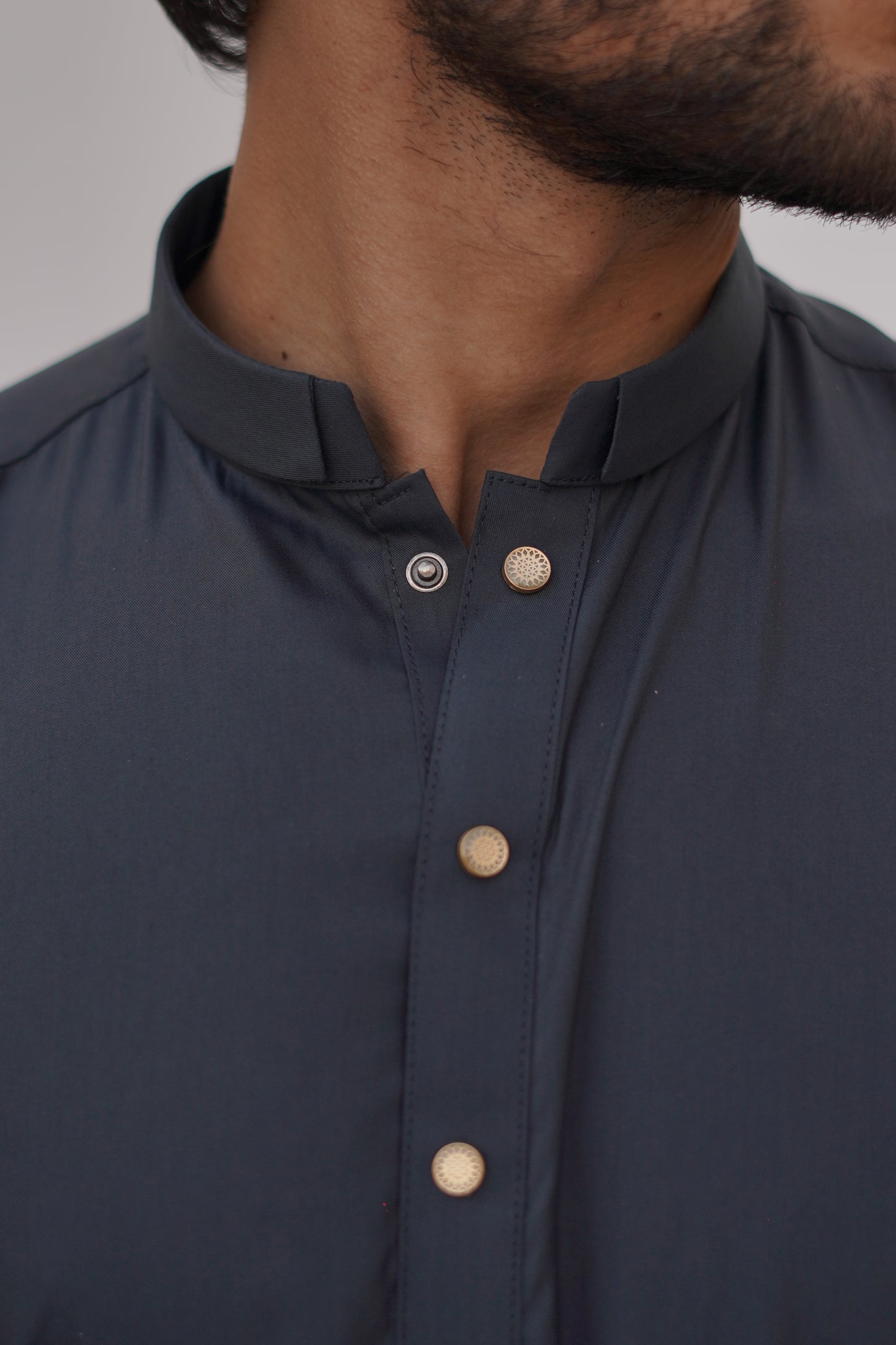 Premium Quality Navy Luxe Kurta Shalwar