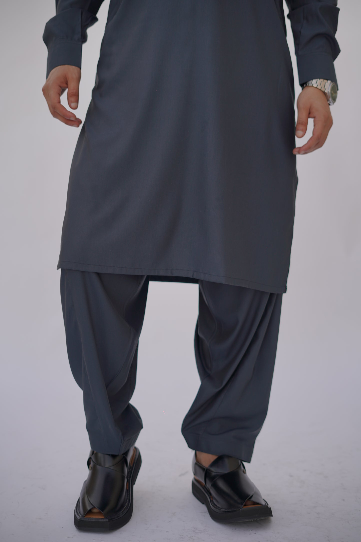 Premium Quality Navy Luxe Kurta Shalwar