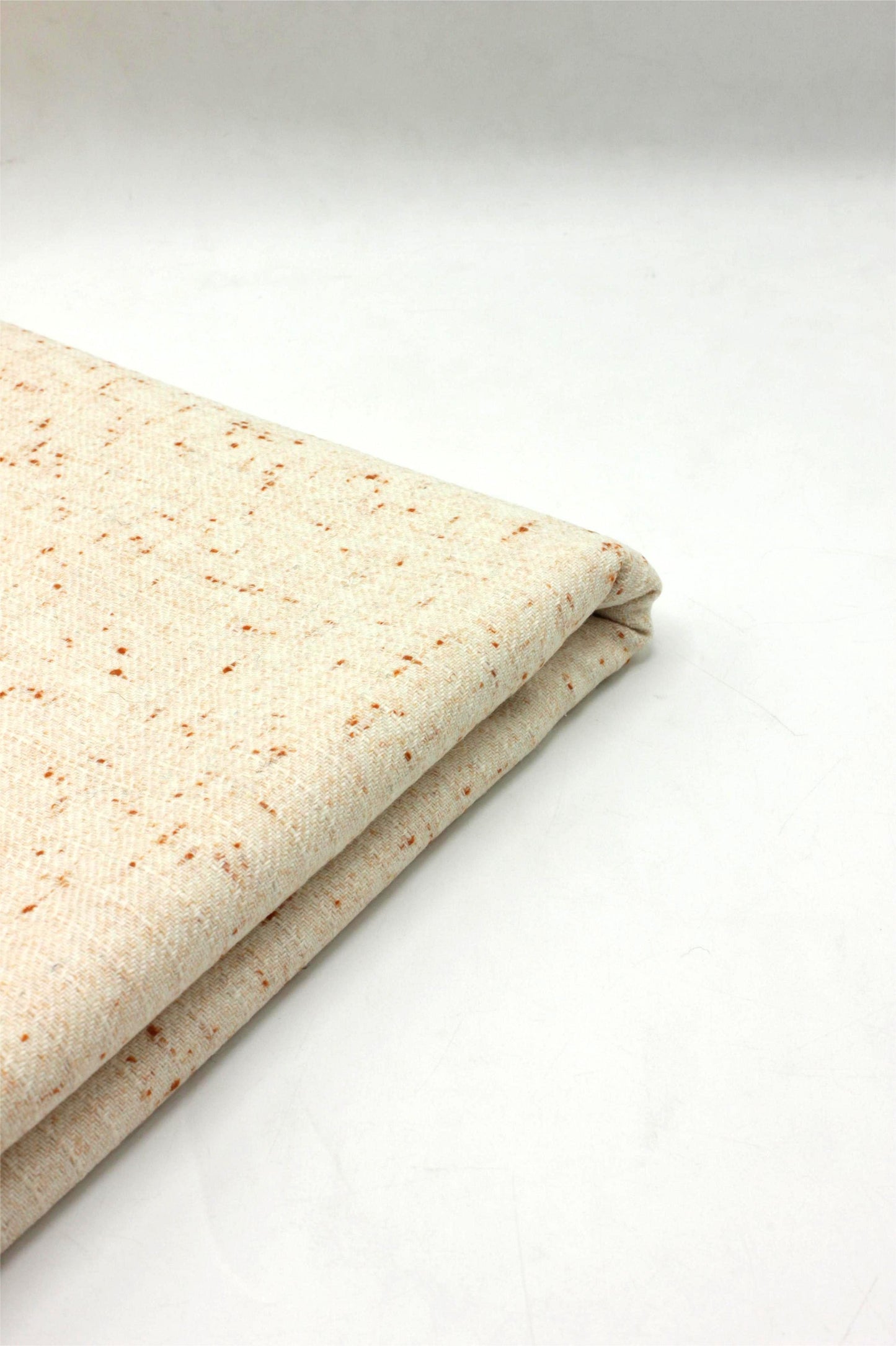 Premium Quality Off White Dotted Woolen Blend Shawl