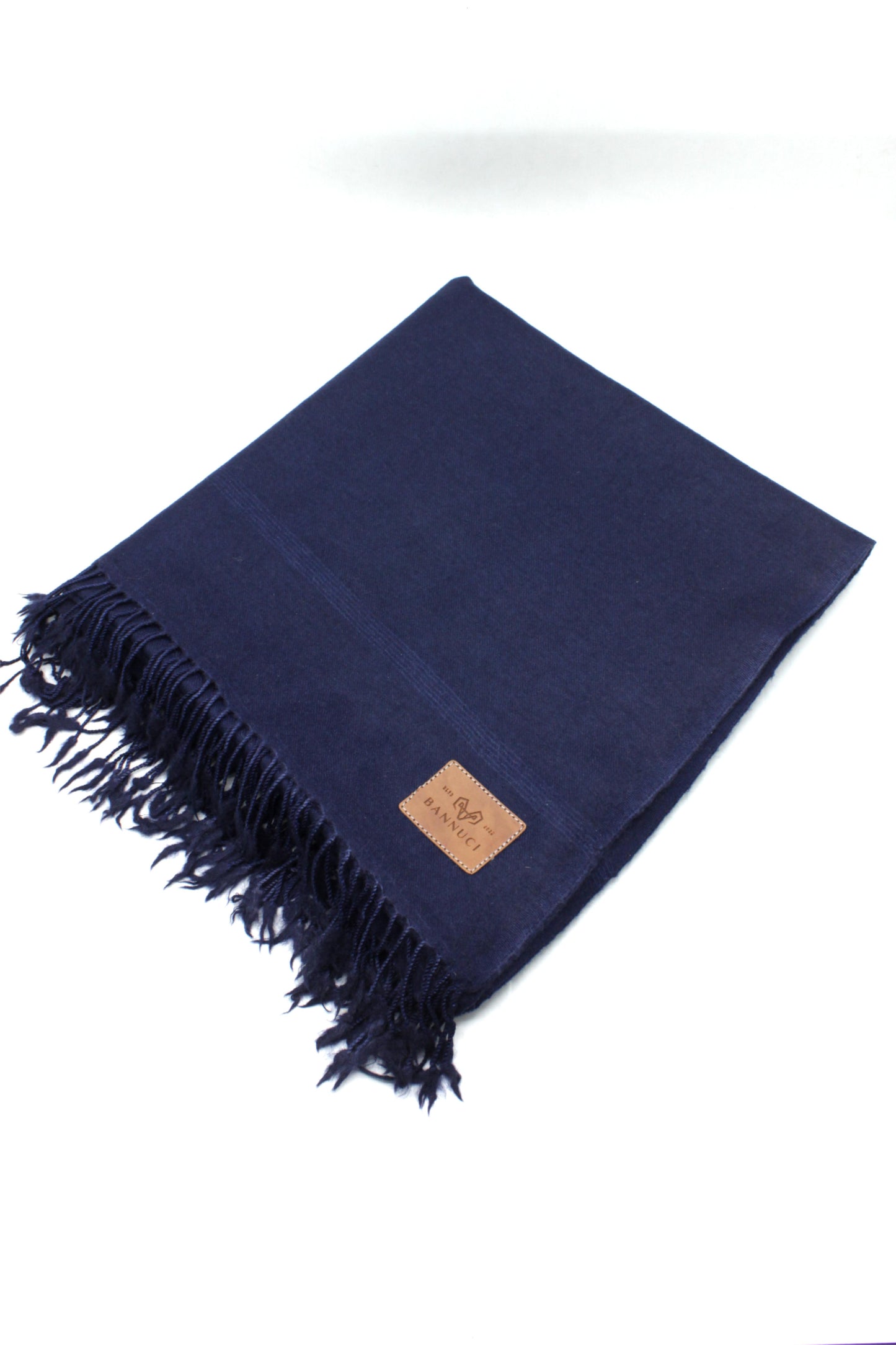 Premium Quality  Single Fiber Navy Blue Plain Pure Woolen Shawl