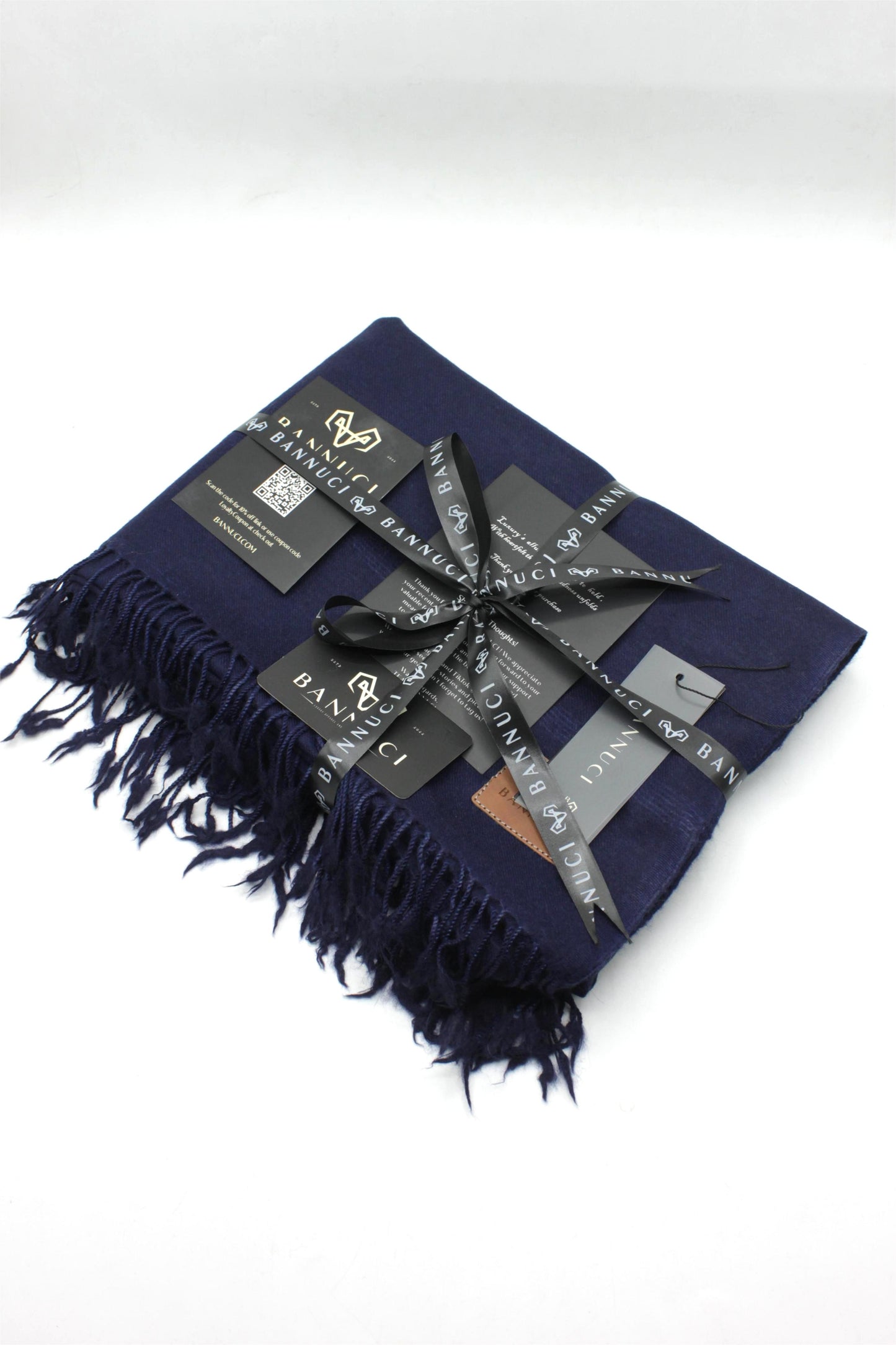 Premium Quality  Single Fiber Navy Blue Plain Pure Woolen Shawl