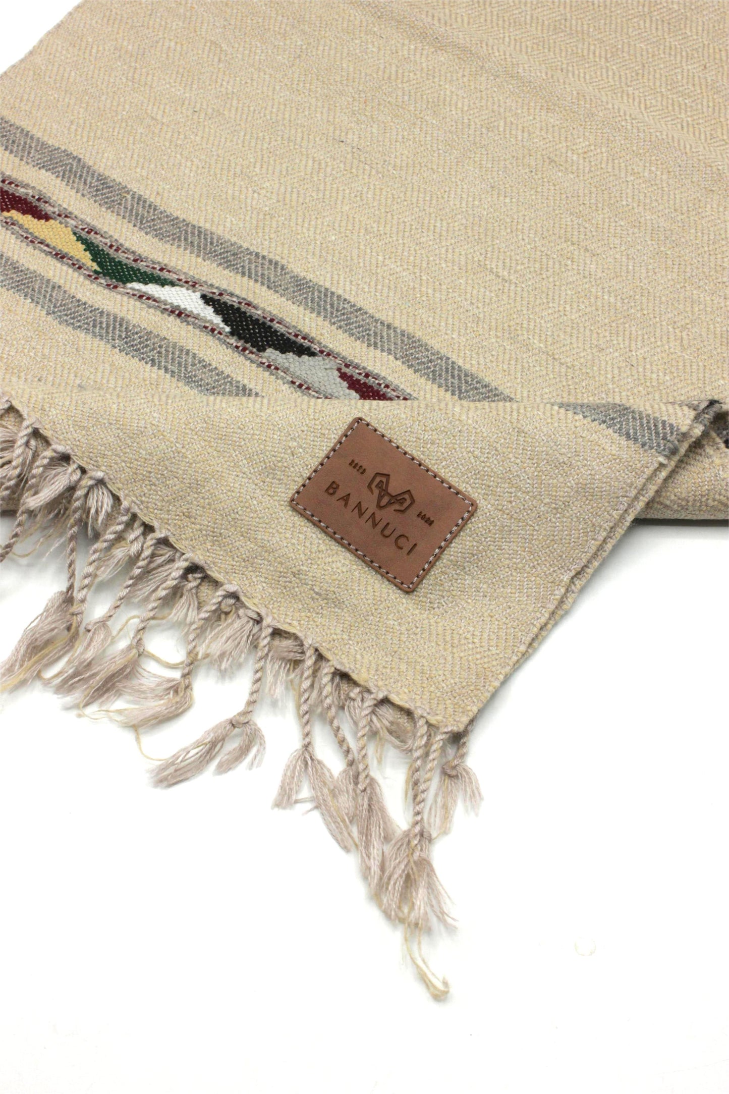 Premium Quality light beige stripped design muffler