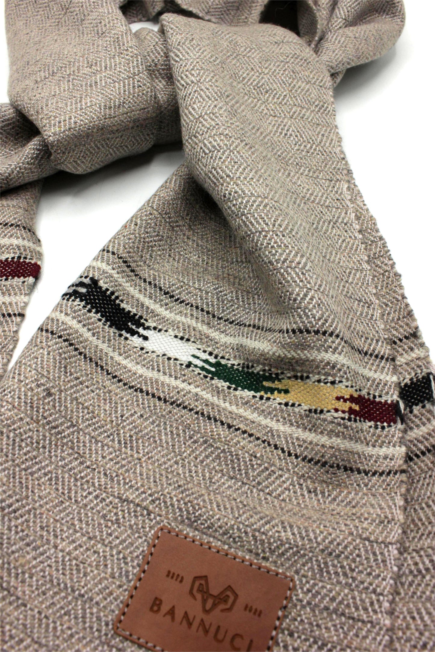 Premium Quality light brown stripped design muffler