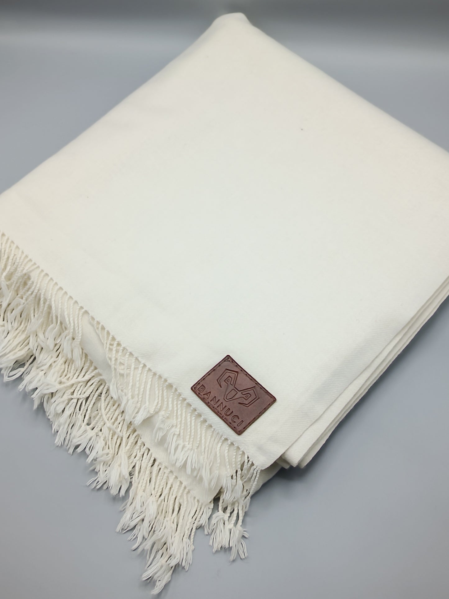 Premium Quality Off-white Woolen Blend Shawl